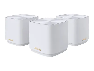 Produktbild von ASUS ZenWiFi AX Mini (XD4) AX1800 3er Set Router