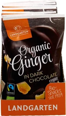 Productafbeelding van Landgarten Chocolate Dark Ginger (70 gr)