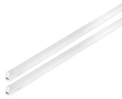 Produktbild von 2 x LED Unterbauleuchte Lightbar Connect Linex 115cm Weiß IP20 20W 2200lm warmweiß 3000K mit Schalter