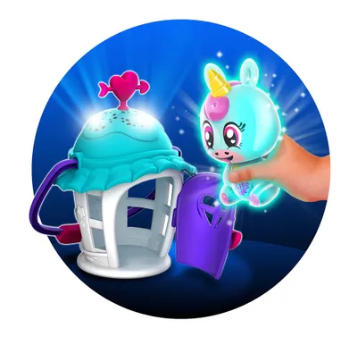 Produktbild von Lumiluvs Leuchtendes Haus + Einhorn