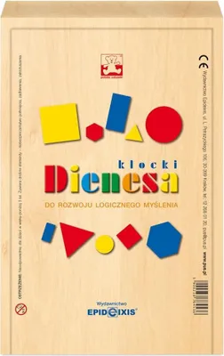Zdjęcie produktu dla EPIDEIXIS Klocki Logiczne Dienesa: Do nauki matematyki dla dzieci
