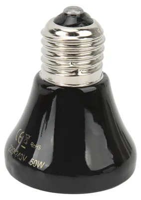Obrázok produktu pre Keramická tepelná lampa pre plazy Mini infračervené teplo Keramická vykurovacia lampa pre jaštery Plazy 220V?240V