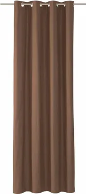 Produktbild von TOM TAILOR Blickdichter Ösenvorhang DOVE Schlamm 140 x 245 cm