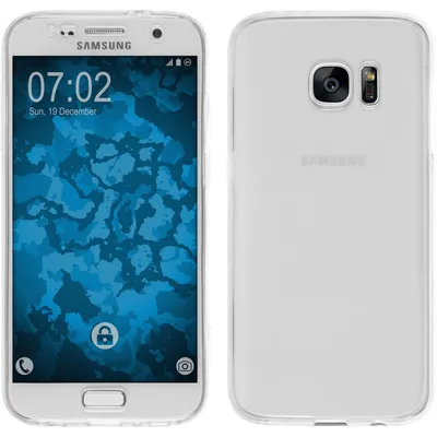 Produktbild von PhoneNatic Case kompatibel mit Samsung Galaxy S7 - clear Silikon Hülle 360° Fullbody Cover