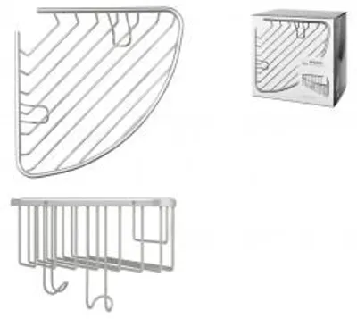 Immagine prodotto di H&H Mensola Angolare In Alluminio 22X22Xh14