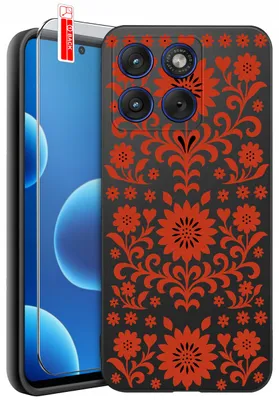 Obrázek produktu pro Pouzdro pro Motorola Edge 70 | Designy | Matné silikonové pouzdro + sklo 9H