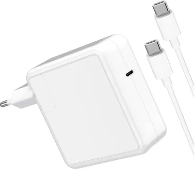Produktbild von 87W USB C Netzteil kompatibel mit MacBook Pro Ladegerät USB C,  MacBook Air Ladekabel für iPad Pro 2018/2020, MacBook Pro 2019/2018/2017/2016, MacBook Air 2019/2018, MacBook mit Kabel
