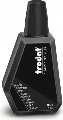 Zdjęcie produktu dla Trodat 7011, 28 ml, Czarny, Czarny, Biały, 1 szt.