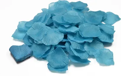 Produktbild von 100 Stück Rosenblüten 5cm, Farbe:dunkel türkis 340D