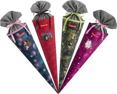 Produktbild von Step by Step Schultüte ,mit eingenähtem Bändchen