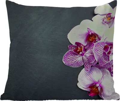 Produktbild von MuchoWow® Outdoor Kissen - Orchidee - Blumen - Rosa - Flora - 40x40 cm - Wetterfest - Lounge Kissen - Kopfkissen - Interieur - Polster mit Bild