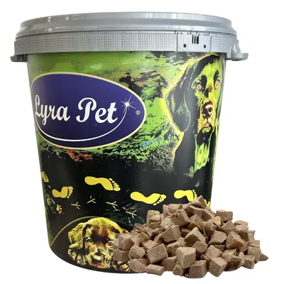 Produktbild von 1 kg (5 x 200 g) Lyra Pet® Entenbrustwürfel gefriergetrocknet in 30 L Tonne