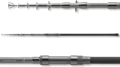 Immagine prodotto di DAIWA Crosscast Tele Carp CCCT 3.5LB, 3.9m, 12.79ft, 3.5lbs, 7 pezzi, canna da tele carpa, 11586-395