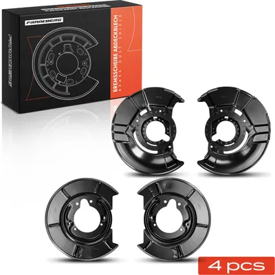 Image de Frankberg 4x tôle d'ancrage disque de frein avant et arrière pour BMW Série 3 E36 316i 318tds Z3 1.8L