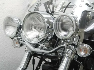 Image de FEHLING support de lampe avant chromé pour Triumph