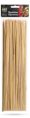 Image de Brochettes en bambou / aiguilles à viande - 30 cm - 100 pièces par paquet