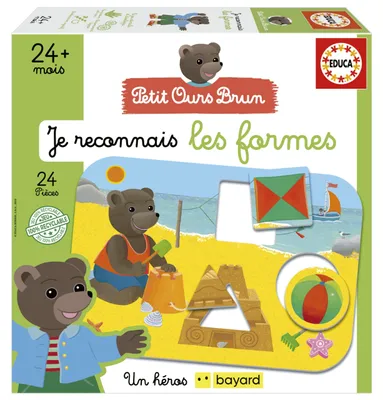 Obrázek produktu pro Lernspiel - EDUCA - Ich erkenne Formen - Kleiner Braunbär