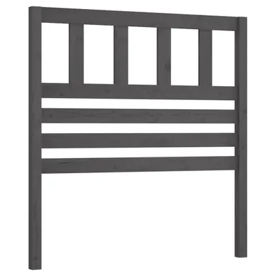 Immagine prodotto di vidaXL Testiera grigia 96x4x100 cm Legno massello di pino