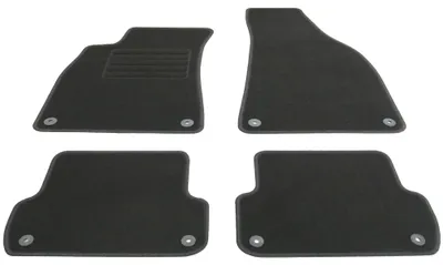 Fußmatten Set für Audi A4 8E B6 + B7, Limo + Avant, schwarz