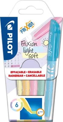 Immagine prodotto di PILOT 572572 PILOT Textmarker FRIXION light soft, 6er Etui
