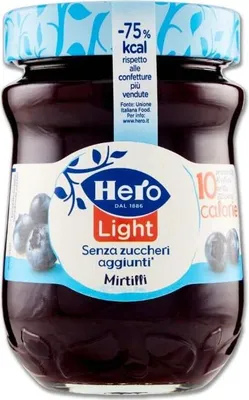 Produktbild von Hero Light Mirtilli Konfitüre Leichte Brotaufstriche Blaubeeren Italien 280 g