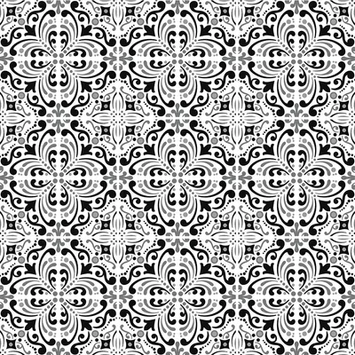 Image de Autocollants imitation carrelage pour la cuisine et la salle de bains – 9 autocollants imitation carrelage en ciment, Azulejos Ritanio – 9 autocollants, 15 x 15 cm