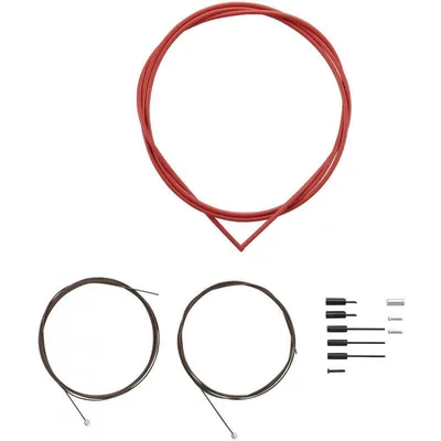 Produktbild von SHIMANO Schaltzug-Set Road polymerbeschichtet Schaltzug - Rot