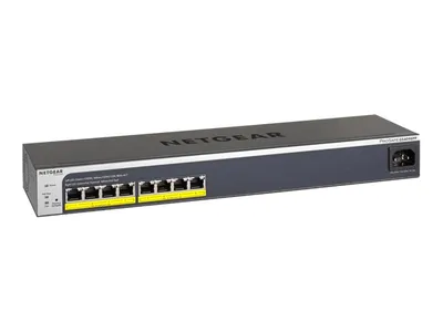 Produktbild von NETGEAR GS408EPP, Managed, L2, Gigabit Ethernet (10/100/1000), Vollduplex, Power over Ethernet (PoE), Rack-Einbau