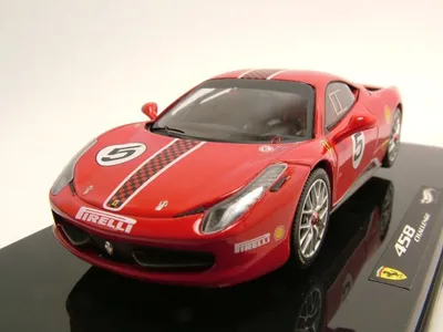 Produktbild von Ferrari 458 Italia Challenge #5 2011 rot Modellauto 1:43 Hot Wheels - Elite