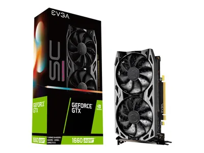 Produktbild von EVGA 06G-P4-1068-KR, GeForce GTX 1660 SUPER, 6 GB, GDDR6, 192 Bit, 7680 x 4320 Pixel, PCI Express 3.0