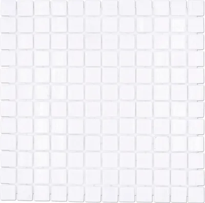 Produktbild von Glasmosaik VP100PAT für Poolbau weiß 31,6x31,6 cm