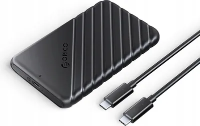 Obrázek produktu pro Orico 25PW1C-C3, 2,5" externí disk pro HDD/SSD, rozhraní USB-C 3.1, přenosová rychlost 6 Gb/s