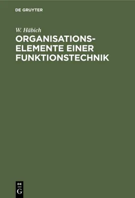 Produktbild von Organisationselemente einer Funktionstechnik