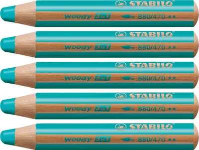 Produktbild von STABILO woody 3 in 1, Türkis, 1 Stück(e)