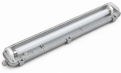Produktbild von IP65 LED Lichtleiste + LED Neonröhre 120cm T8 18W - Neutralweiß 4000K - 5500K