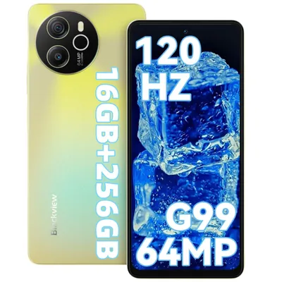 Produktbild von Blackview Shark 8 Smartphone Handy Ohne Vertrag 16GB+256GB 120Hz 2.4K 6.78" FHD+, Helio G99 Android 13 Handy Ohne Vertrag, 64MP+13MP Kamera, 5000mAh
