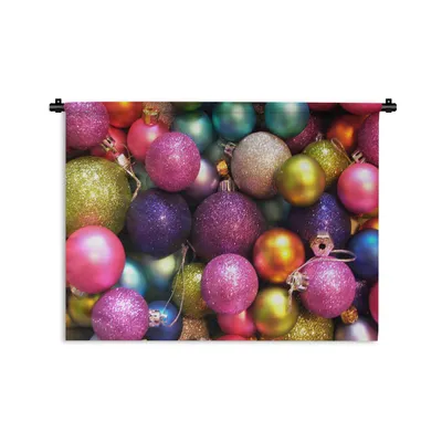 Produktbild von MuchoWow® Wandteppich Wandbehang Eine Nahaufnahme der bunten Kugeln 150x112 cm Tapisserie Dekoration Wandtuch - Wanddecke - Wandteppiche