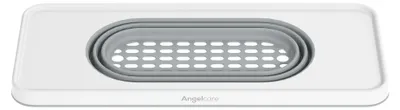Produktbild von Angelcare weißes Badregal mit zusammenklappbarem Aufbewahrungskorb