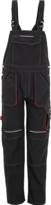 Produktbild von Planam Basalt Latzhose 2830 anthrazit/rot, Größe:62