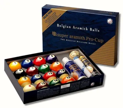 Immagine prodotto di Palline Pool Super Aramith Pro 57,2 mm Confezione Valore