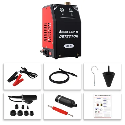 Immagine prodotto di Macchina per il controllo delle emissioni EVAP per autoveicoli - Dispositivo per la ricerca di perdite per auto - Pompa d'aria integrata - Tester di vuoto a 12V DC - Adatto per tubi, sistemi a depressione e sistemi di scarico