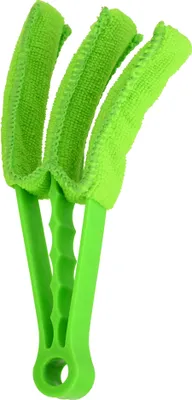 Image de Heilmetz Brosse de nettoyage Brosse microfibre lavable à la main, plumeau pour stores, climatisation, radiateurs de salle de bain, nettoyeur de lamelles