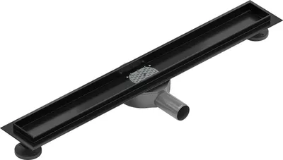 Produktbild von Mexen Flat 360 Abdeckung für lineare Duschabläufe 70 cm, Schwarz - 1740070