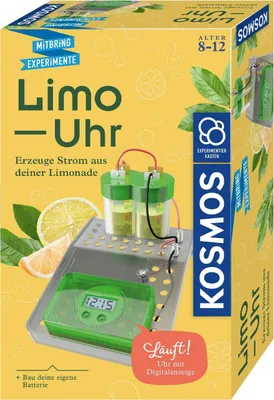 Produktbild von Limo Uhr - Strom aus Limonade Mitbring-Experiment