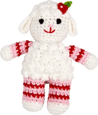 Produktbild von BabyGlück|Die Spiegelburg Häkel-Rassel Lämmchen - BabyGlück