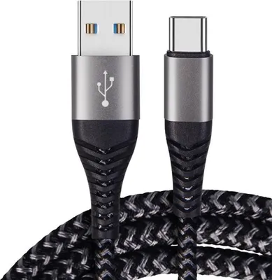 Immagine prodotto di INF Cavo di ricarica rapida USB-C 60W, confezione da 2, cavo da USB a Type-C 2 metri