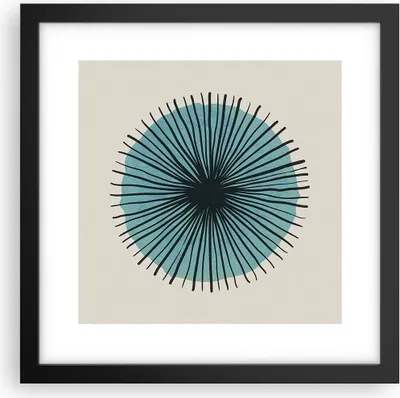 Produktbild von Gerahmtes Poster - Schwarzer Rahmen - Auge Abstraktion Modern - 30x30 cm - Wand Bild - Wanddeko - Wandbilder - Wandposter - Bilderrahmen - Bilder - Kunstdruck - Wandbild - P2BAC30x30-4224