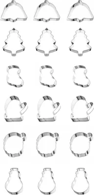 Produktbild von Set mit 18 Ausstechformen, 6 Formen, TADAR 2931