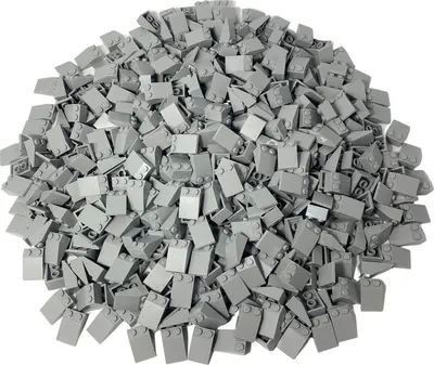 Produktbild von LEGO® 3x2 Dachsteine Dach Hellgrau für Dach - 3298 NEU! Menge 50x