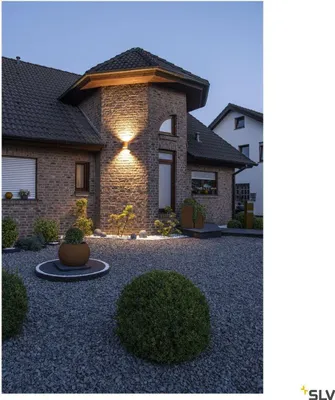 Produktbild von Slv Rusty Updown Leuchte Wandlampe Led Fest Eingebaut Außenwandleuchte Rost
